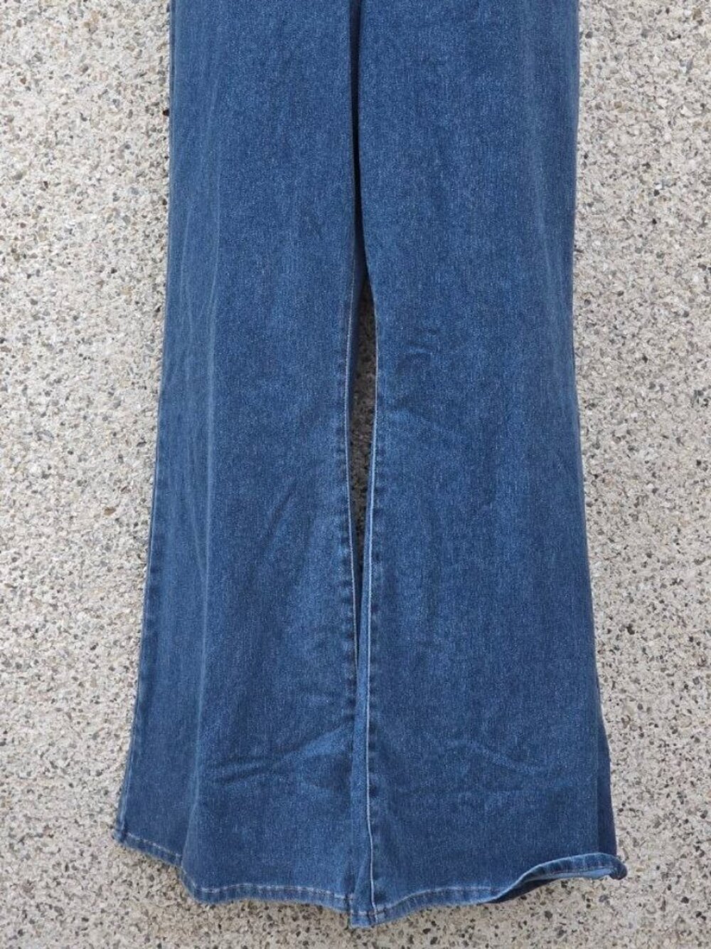 Jessica Simpson NWT Sleeveless Denim Jumpsuit Wide Leg Button Front Size 16 - Picture 3 of 12